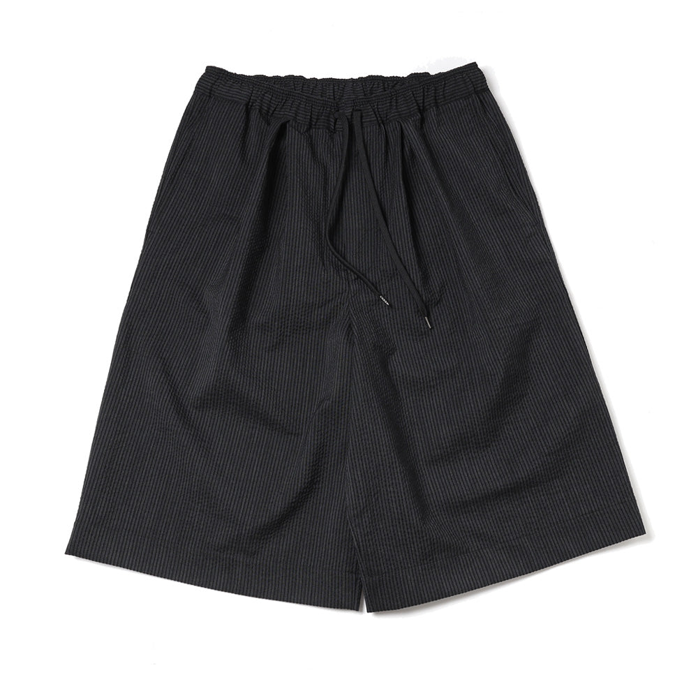 DOUBLE TUCK SHORTS WOOL SEERSUCKER
