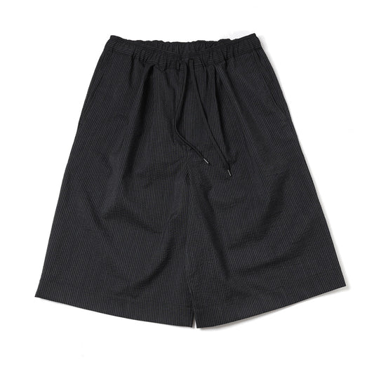  DOUBLE TUCK SHORTS WOOL SEERSUCKER  