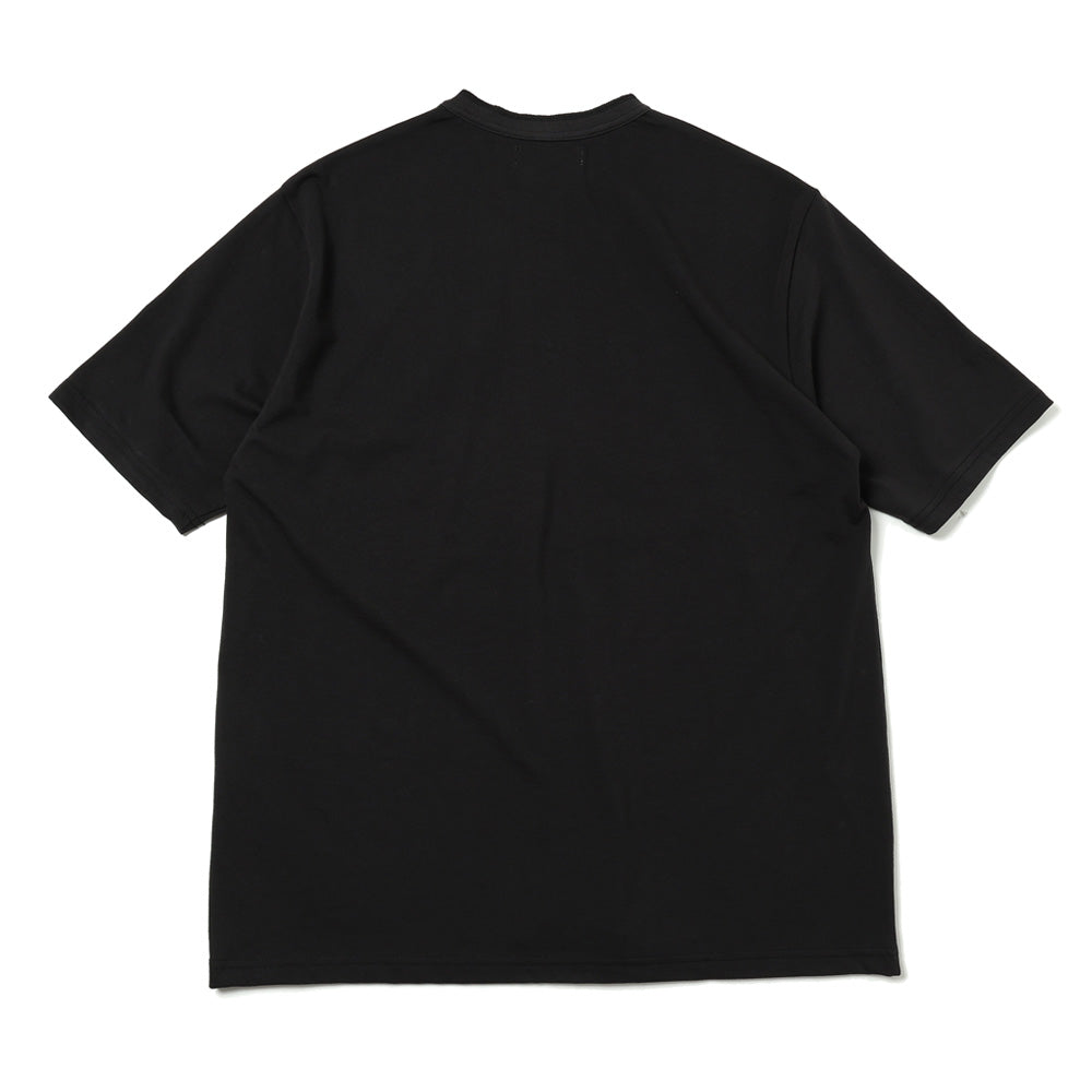 HENLEY NECK TEE ORGANIC COTTON OPEN END YARN