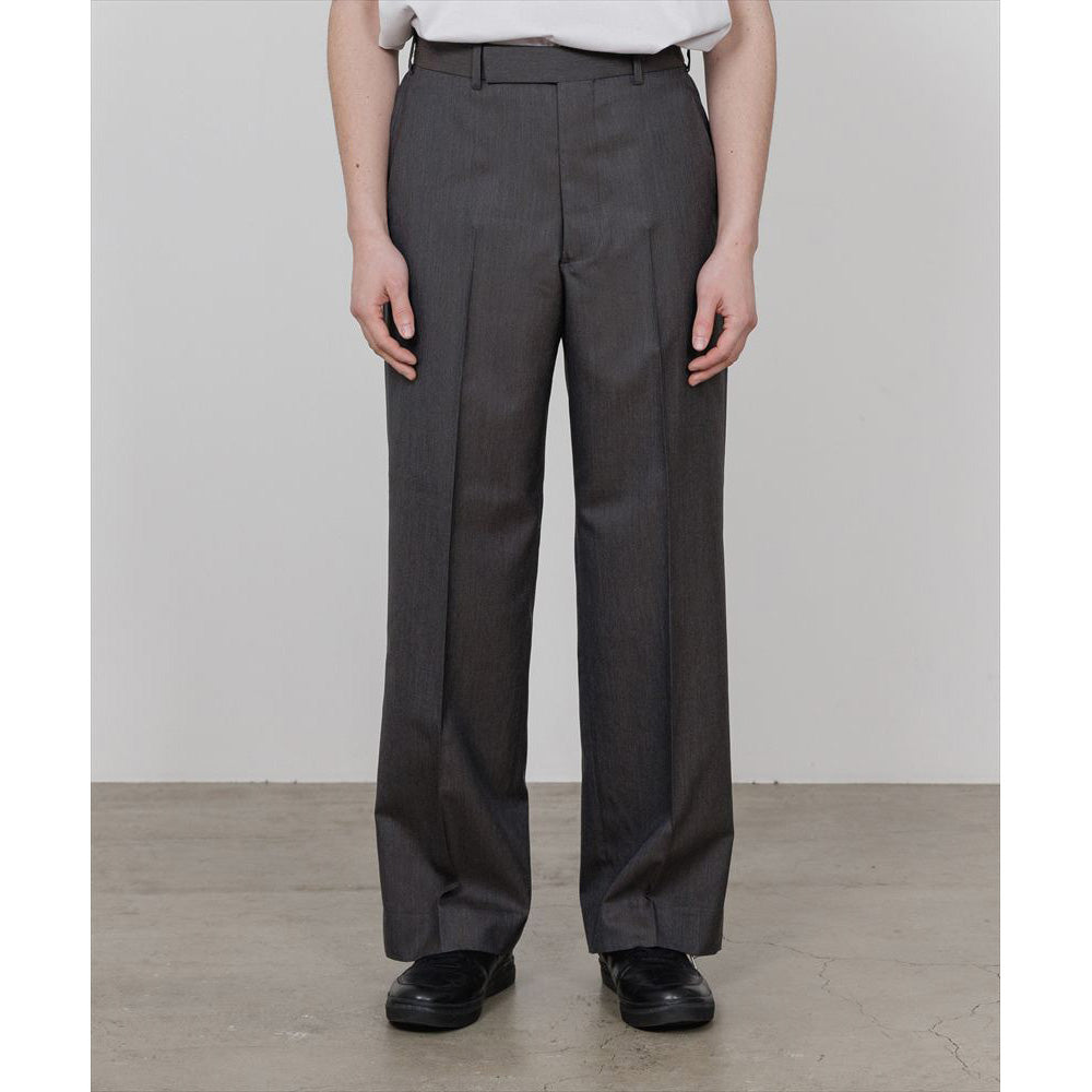 REGULAR FIT STRAIGHT TROUSERS 2/60 WOOL TROPICAL MELANGE