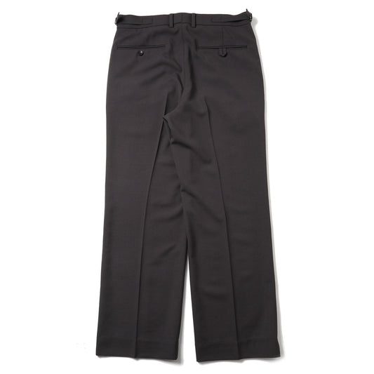  REGULAR FIT STRAIGHT TROUSERS RECYCLED POLYESTER WOOL GABARDINE  