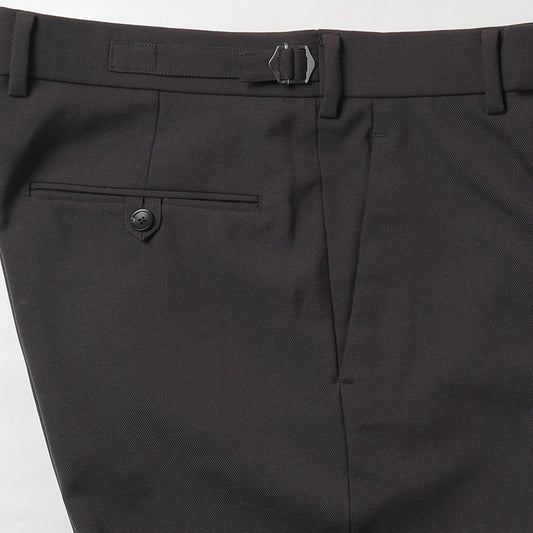  REGULAR FIT STRAIGHT TROUSERS RECYCLED POLYESTER WOOL GABARDINE  