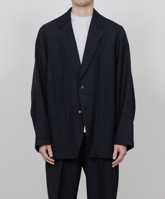  STROLL AROUND JACKET TUMBLED WOOL SERGE  