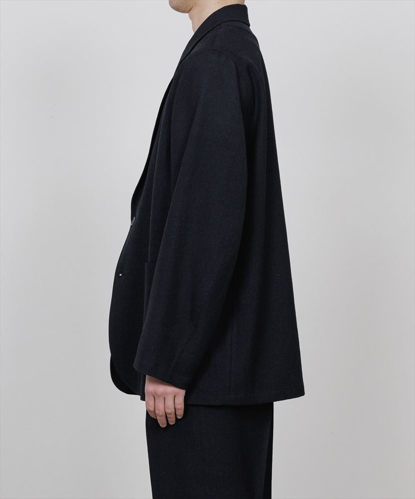 STROLL AROUND JACKET TUMBLED WOOL SERGE