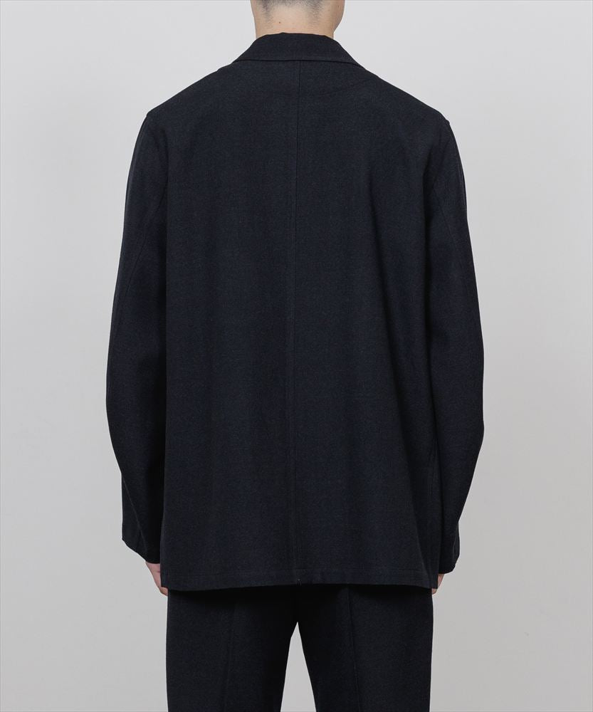 STROLL AROUND JACKET TUMBLED WOOL SERGE