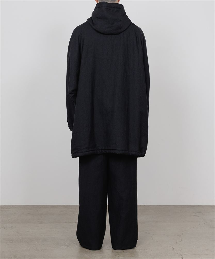 MILITARY PARKA WOOL LINEN MOLESKIN