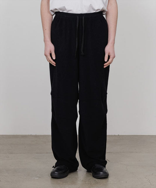 TUCKED KNEE TRAINING PANTS SUPER140s WASHABLE WOOL PILE KNIT  