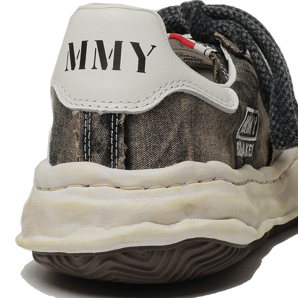 (BLAKEY) OG Sole Bleached Canvas Low-top Sneaker BLACK
