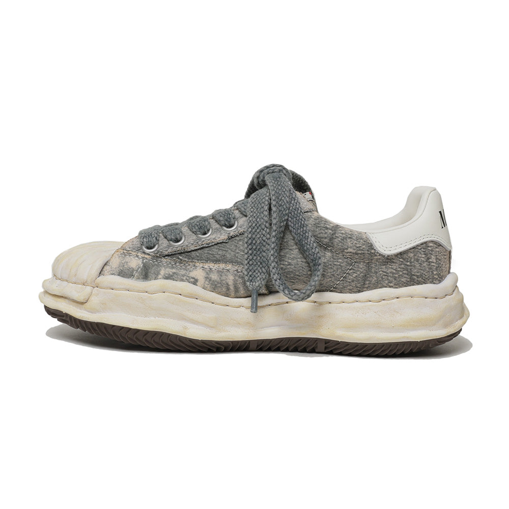 (BLAKEY) OG Sole Bleached Canvas Low-top Sneaker GRAY