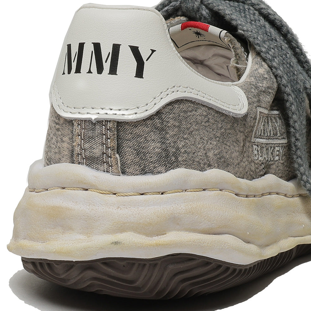 (BLAKEY) OG Sole Bleached Canvas Low-top Sneaker GRAY