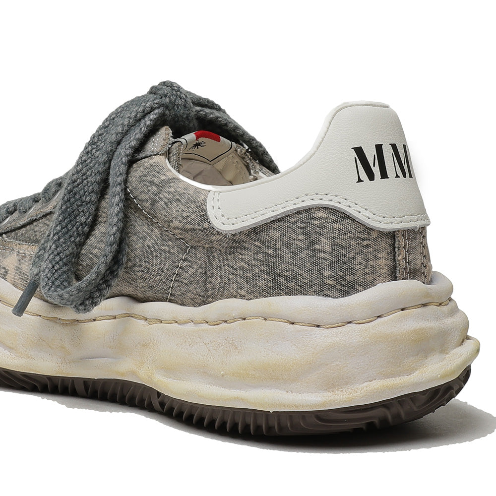 (BLAKEY) OG Sole Bleached Canvas Low-top Sneaker GRAY