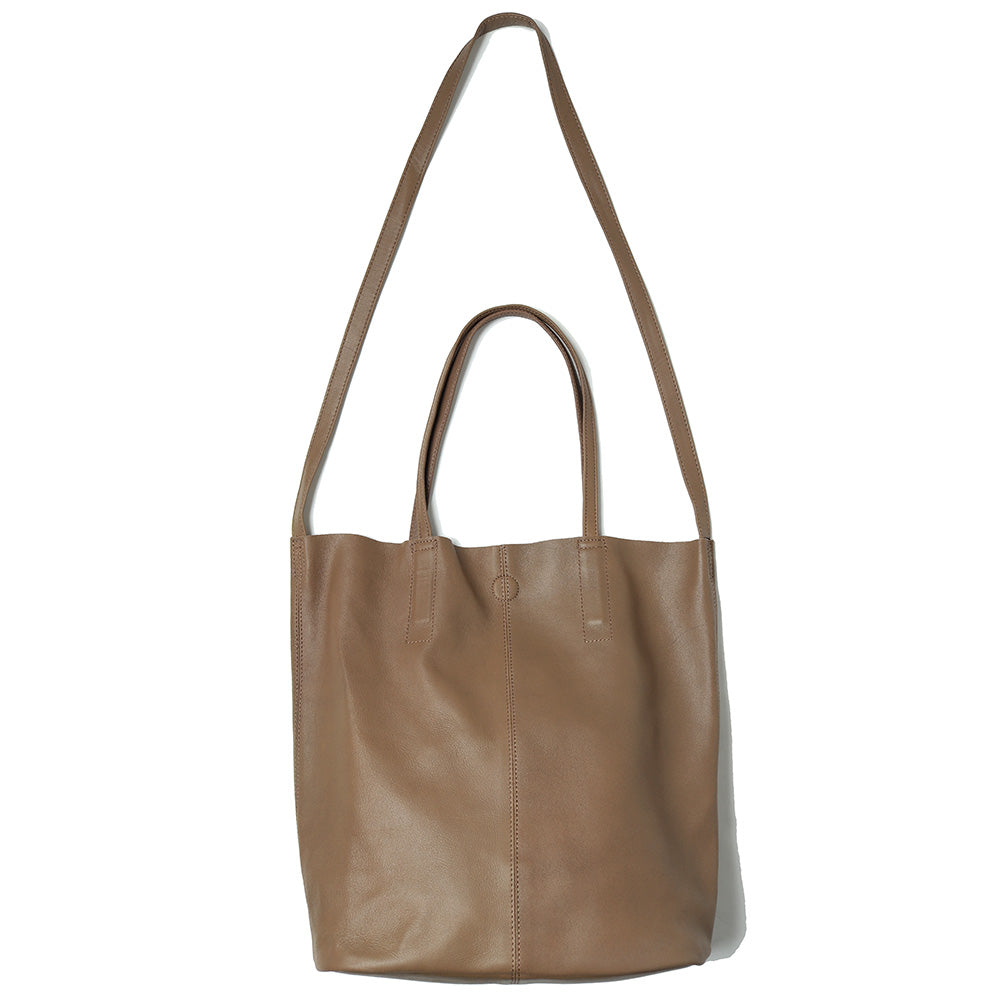 3WAY MEDIUM TOTE(L) (CAMEL)