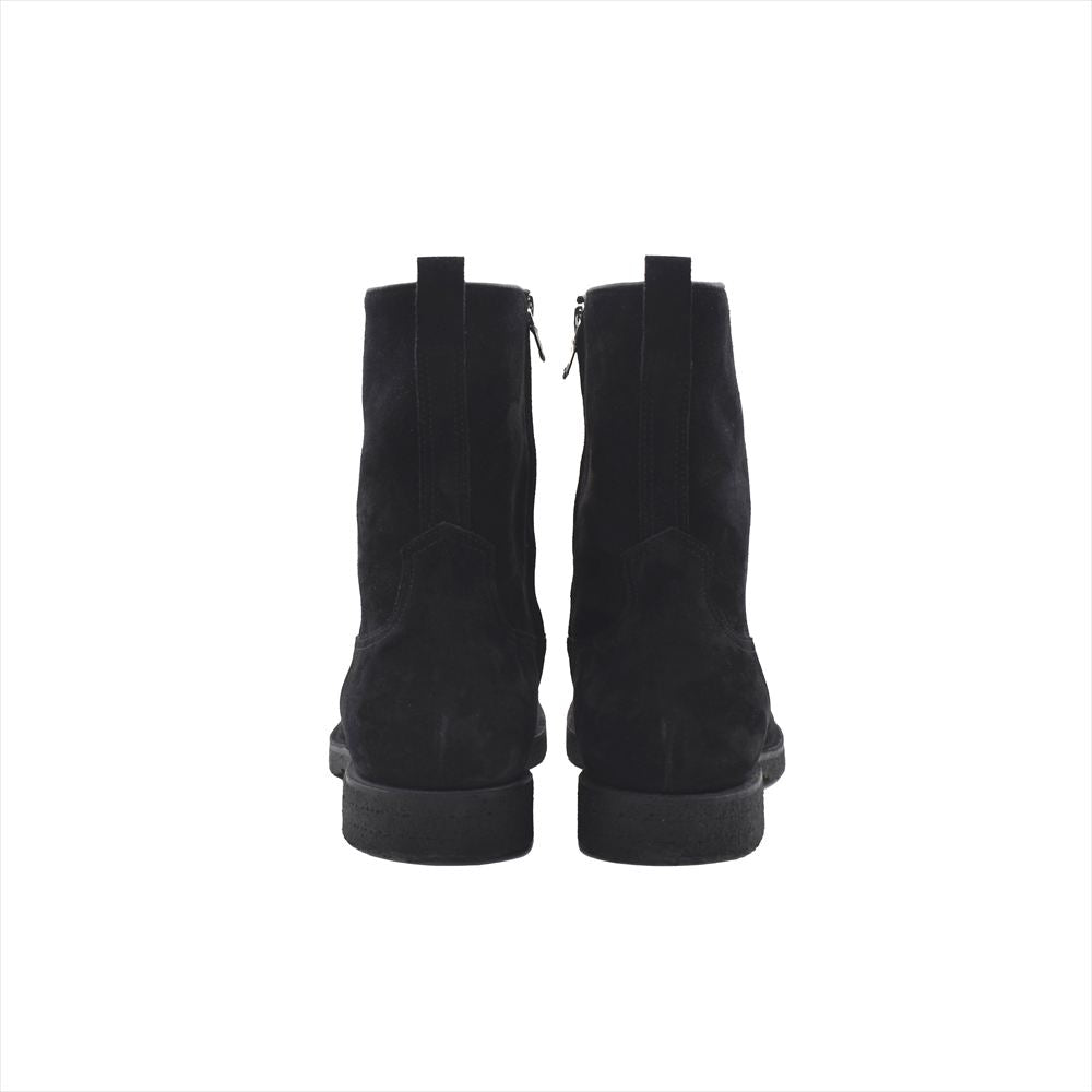 Suede Side Zip Boots