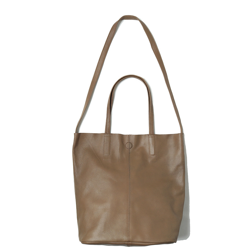 3WAY MEDIUM TOTE (S) (CAMEL)