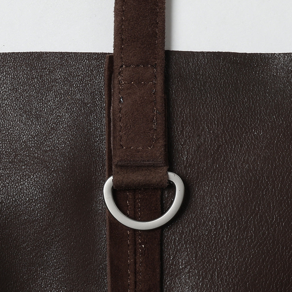 3WAY MEDIUM TOTE(S) (COFFEE BROWN)