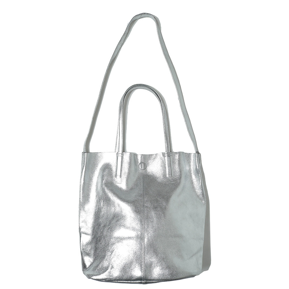 3WAY MEDIUM TOTE (S) (SILVER)