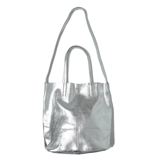 3WAY MEDIUM TOTE (S) (SILVER)  