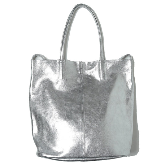  3WAY MEDIUM TOTE (S) (SILVER)  