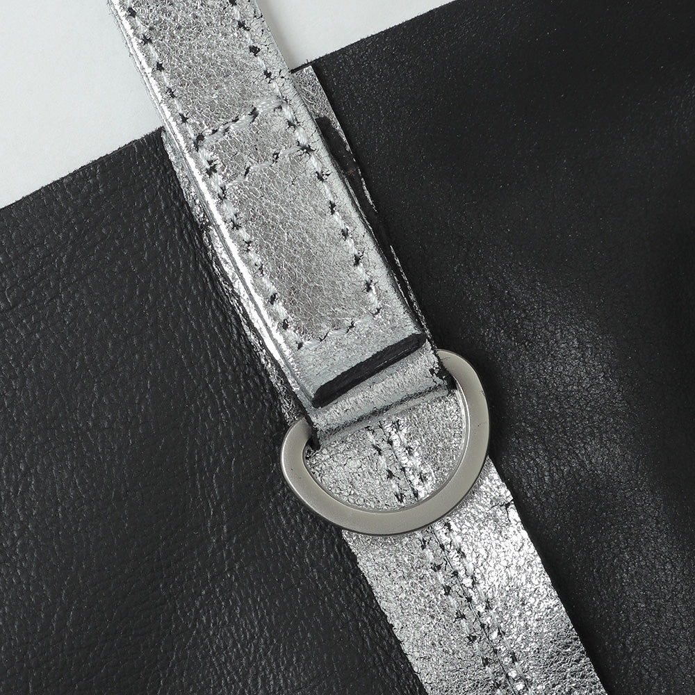 3WAY MEDIUM TOTE (S) (SILVER)