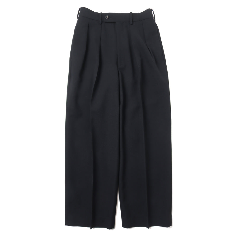 DOUBLE PLEATED TROUSERS ORGANIC WOOL SURVIVAL CLOTH