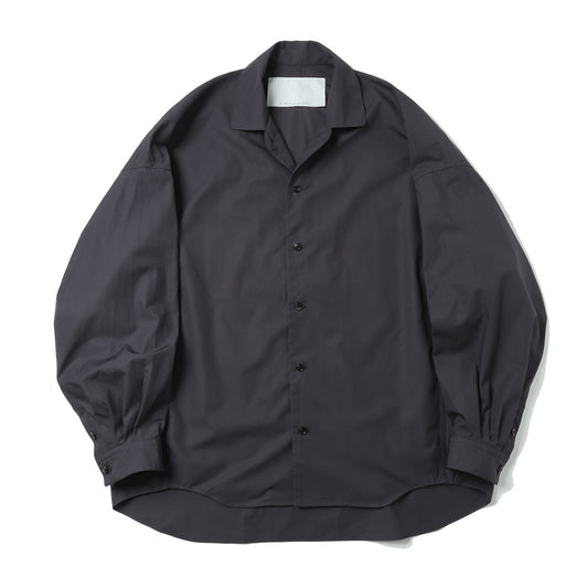  Draping Open Collar Shirt Type A Clear Heavy Broadcloth  