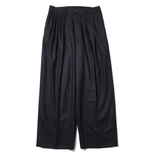  Draping 5-Tuck Wide Trousers  