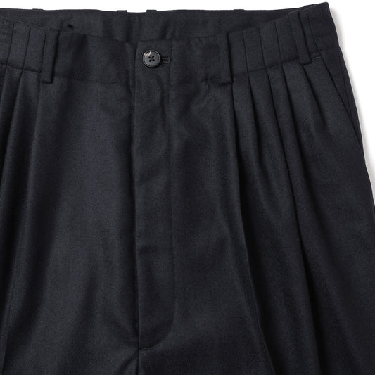  Draping 5-Tuck Wide Trousers  