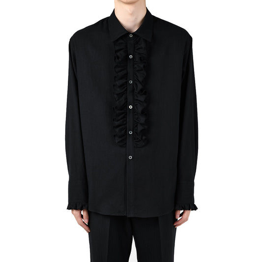  KHADI CALICO FRILL SHIRT  