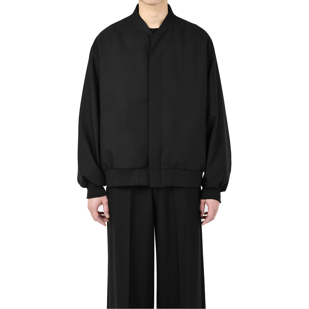 WOOL GABARDINE FLIGHT JACKET