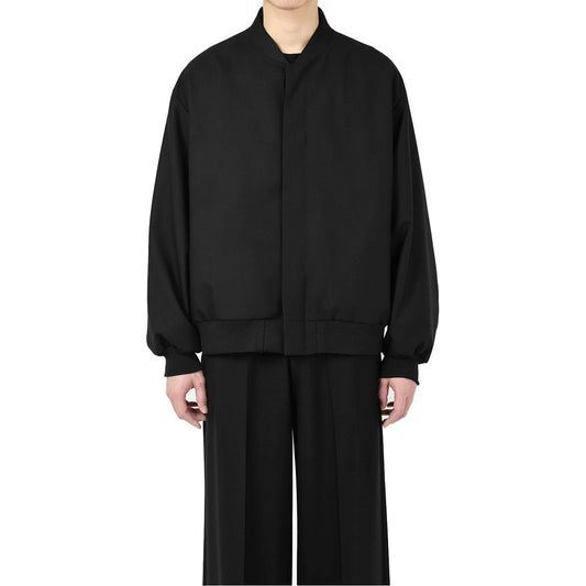  WOOL GABARDINE FLIGHT JACKET  