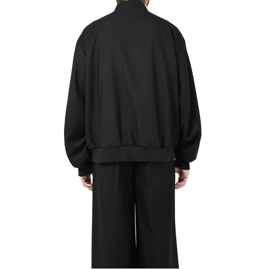  WOOL GABARDINE FLIGHT JACKET  