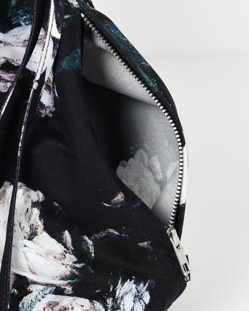 DRAWSTRING BAG (PAINT FLOWER)