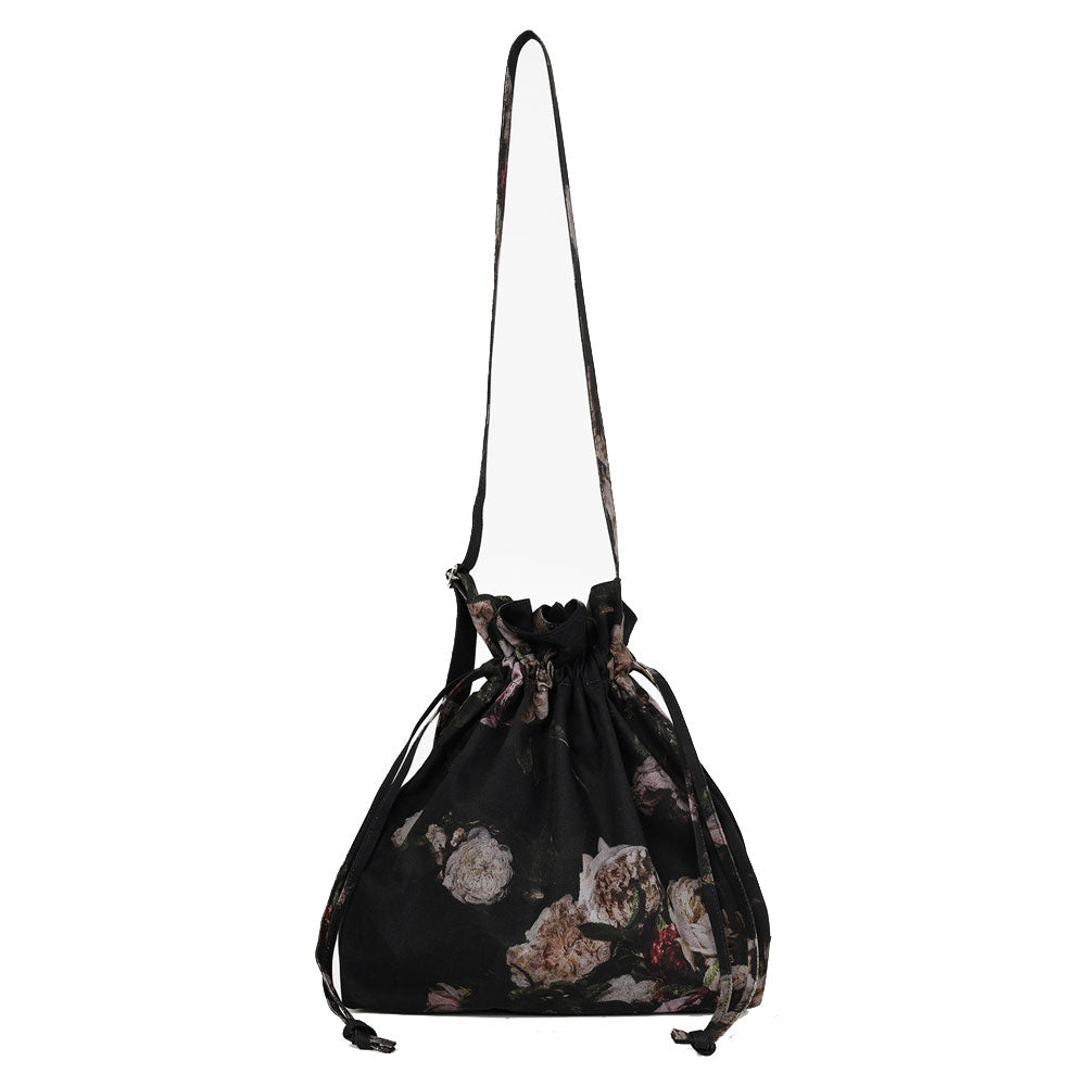 DRAWSTRING BAG (PAINT FLOWER)