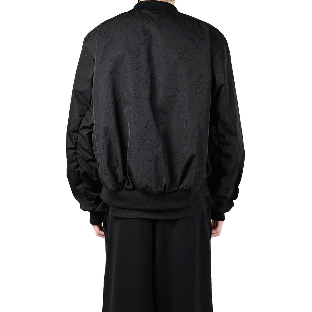 SOLO TWILL ALL-OVER EMBROIDERY MA-1 (ROSE柄)