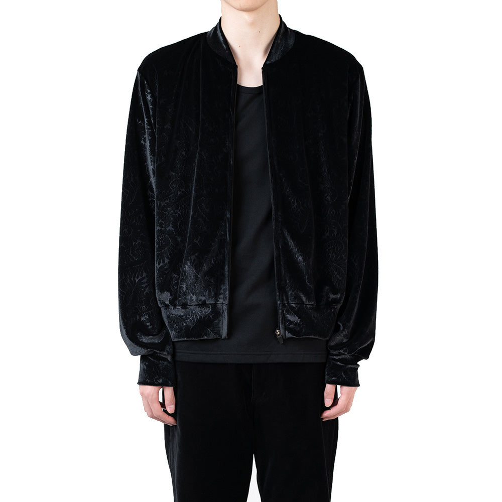EMBOSSED VELOUR TRACK JACKET (SHELL柄)