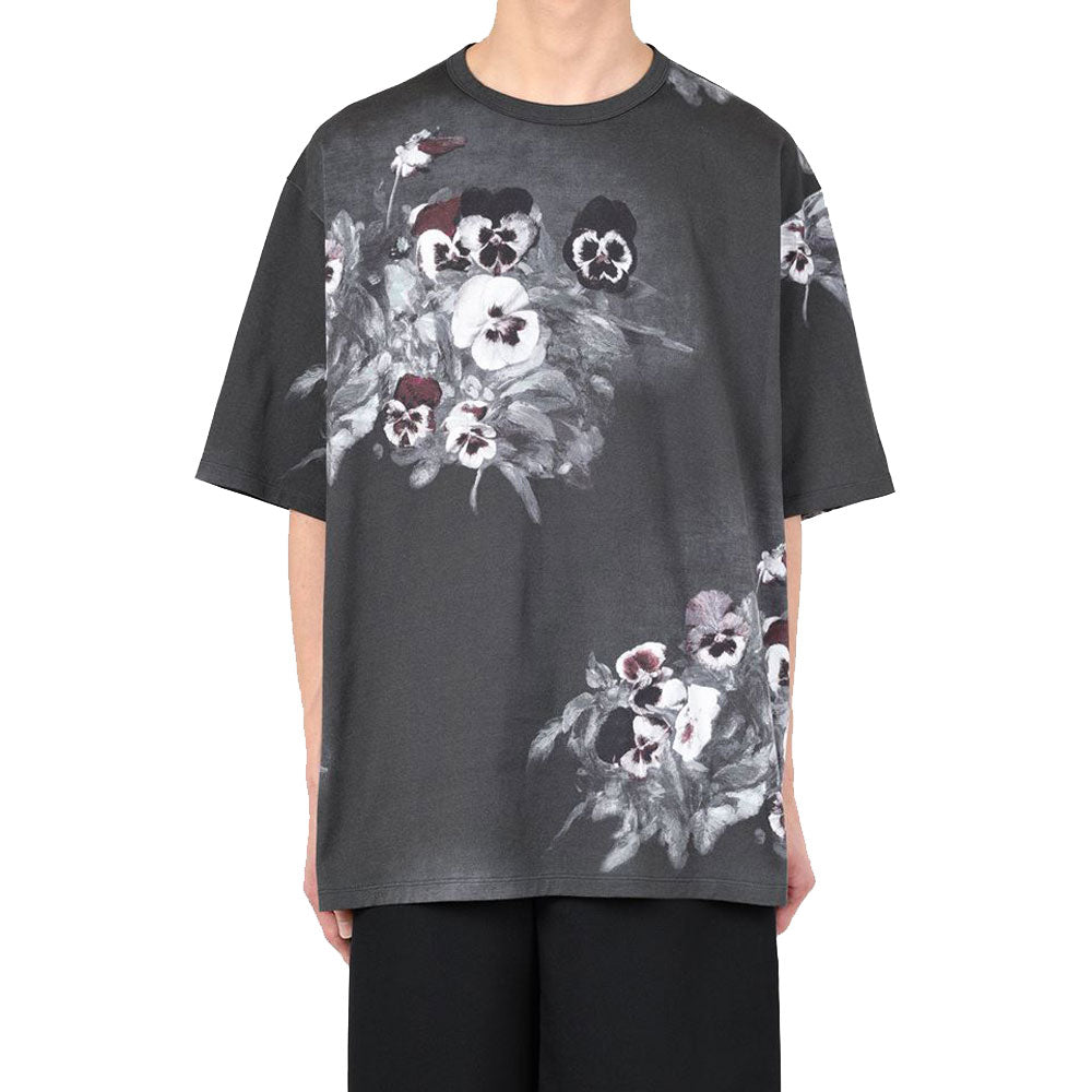 LAD MUSICIAN / SUPER BIG T-SHIRT 50/2 T-CLOTH INKJET (PANSY)