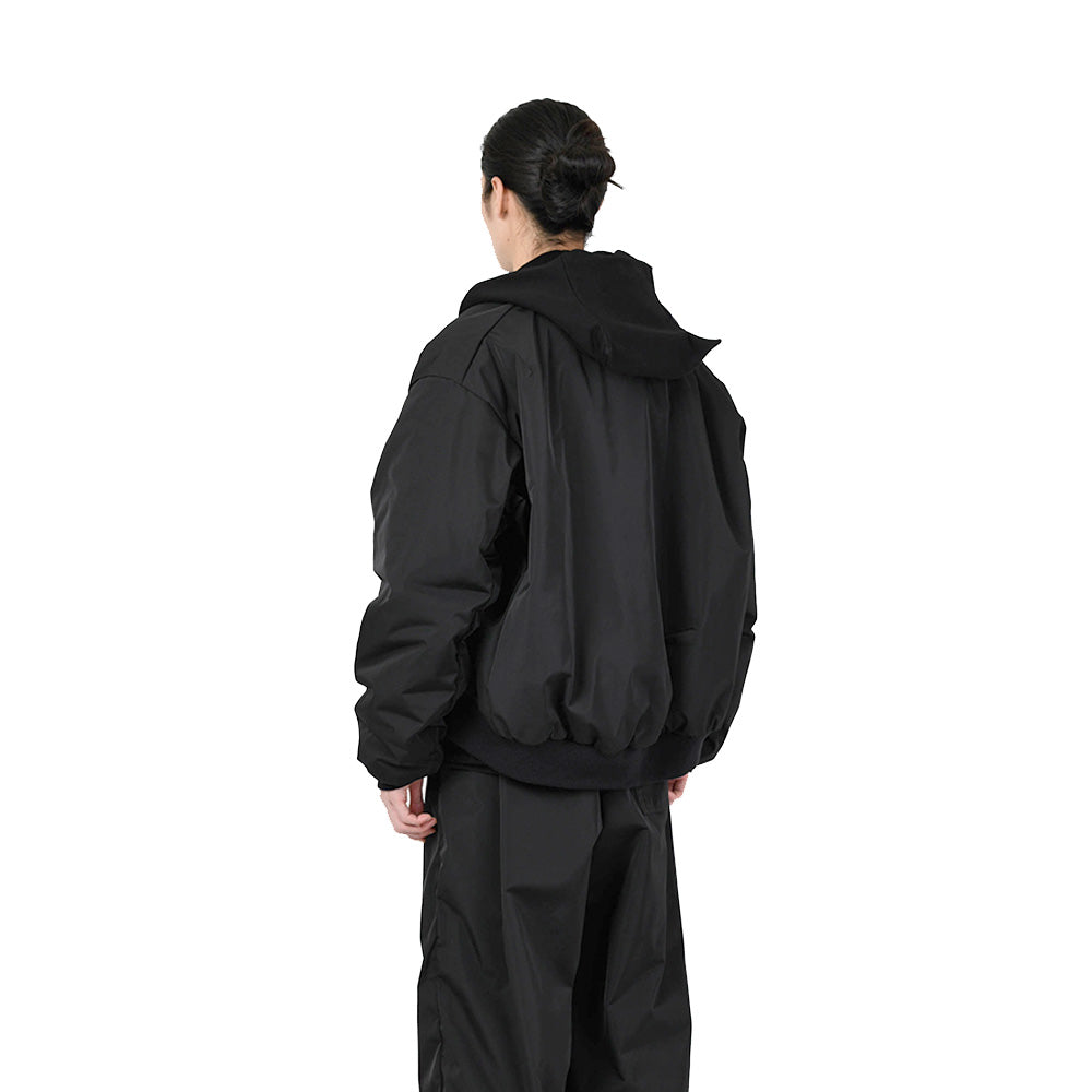 24G LOOP BACK CLOTH ZIP UP PARKA