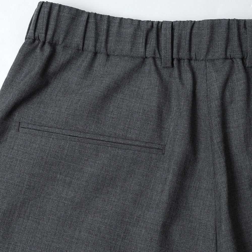 WOOL TROPICAL LOOSE FIT PANTS