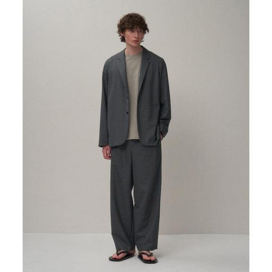  WOOL TORPICAL LOOSE FIT PANTS  