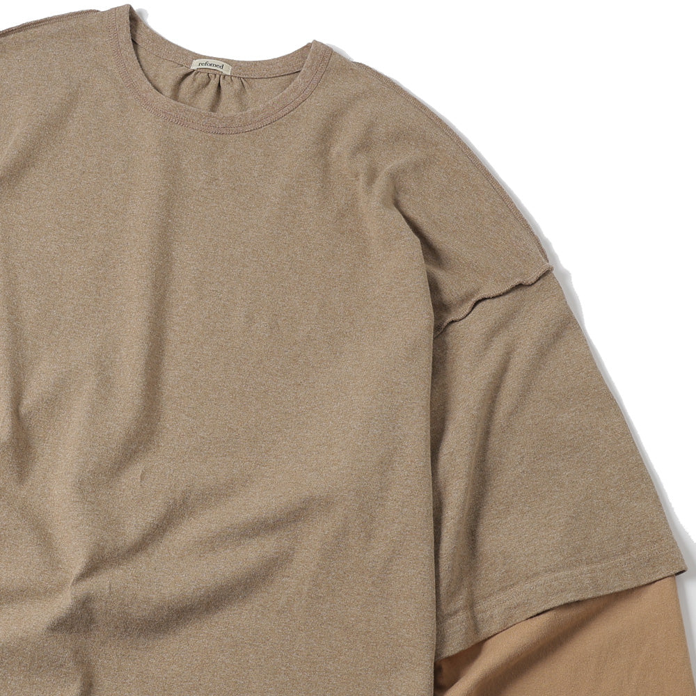 トップス refomed reversible tee refomed / リフォメッド REVERSIBLE L/S TEE（Tシャツ／カットソー