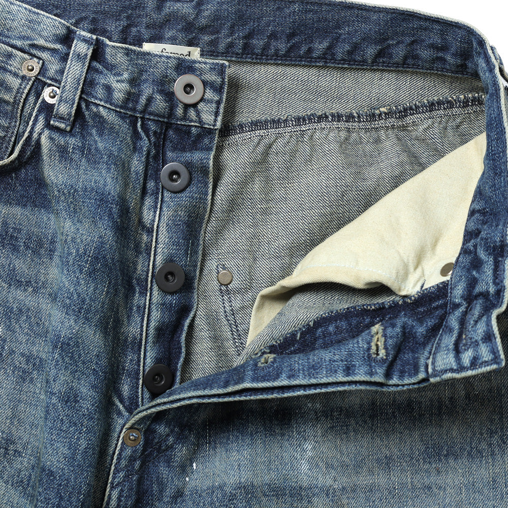 FRESH MAN DENIM WIDE PANTS PAINT