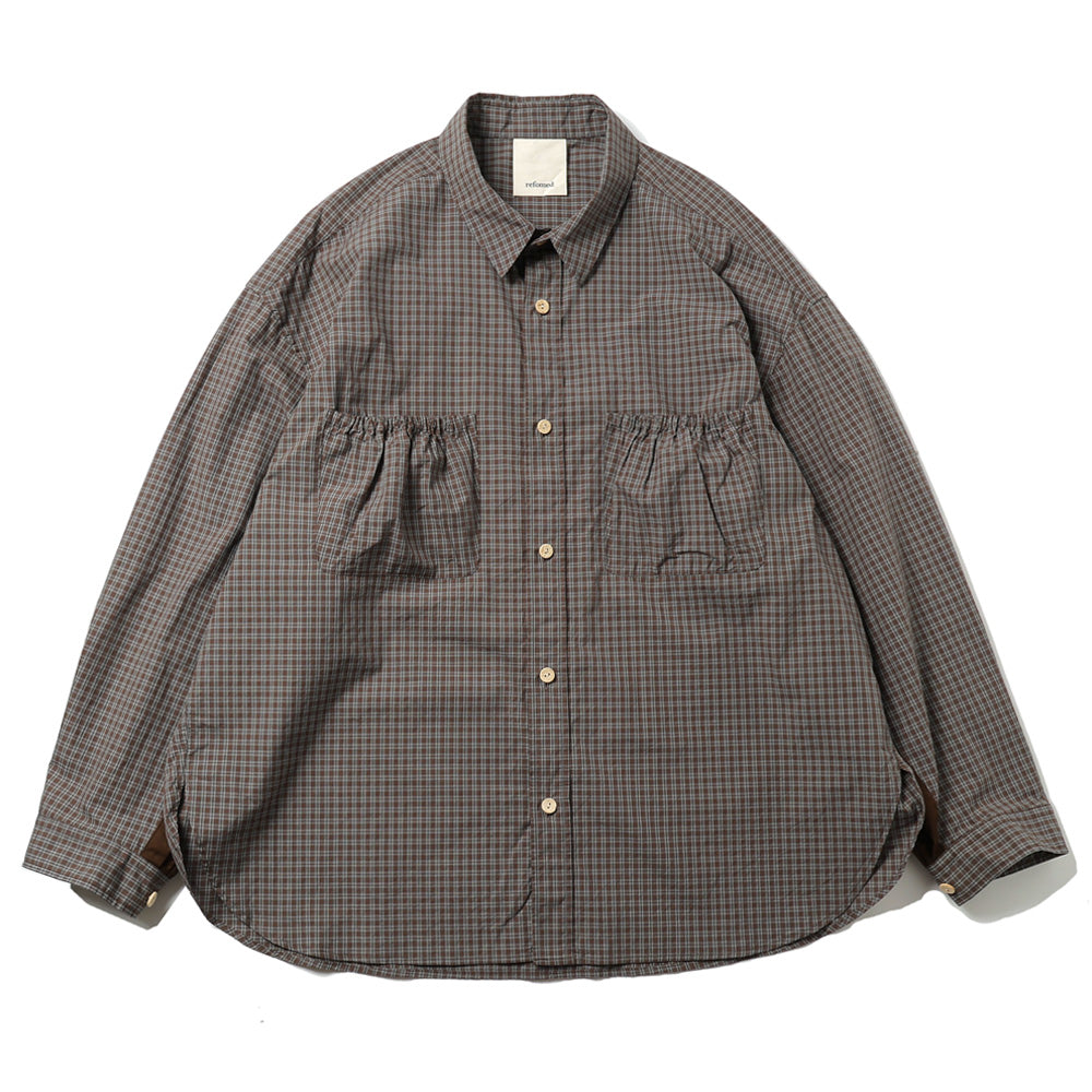 WRIST PATCH WIDE SHIRT CHECK