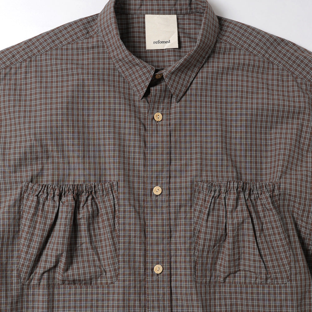 WRIST PATCH WIDE SHIRT CHECK