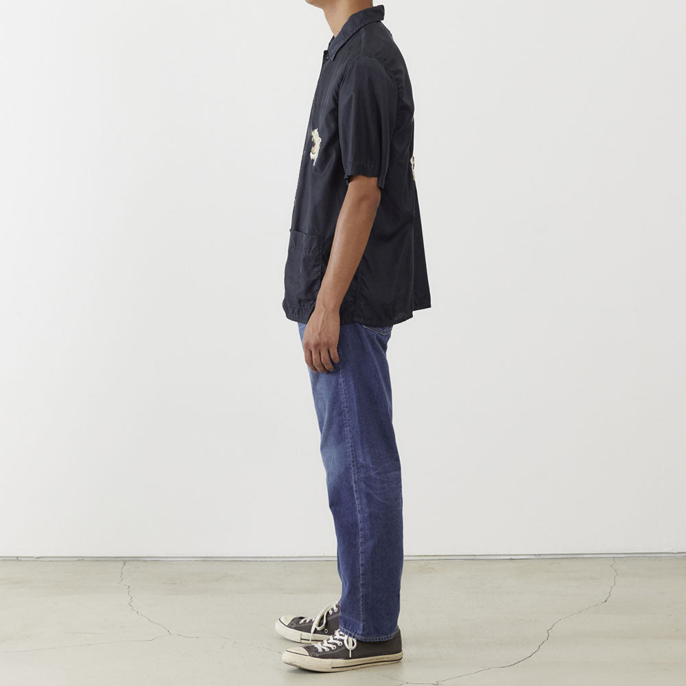キュプラ綿ツイルS/S SHIRT (龍)