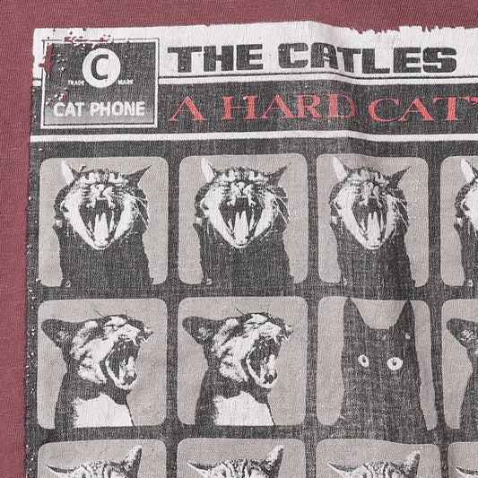  HARD SP加工20/-天竺BIGサイズT(A HARD CAT'S NIGHT)  