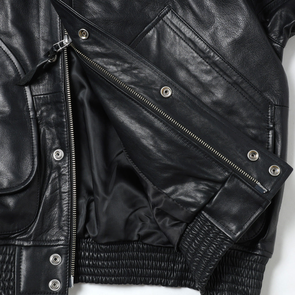 HUNTING BLOUSON(COW LEATHER)