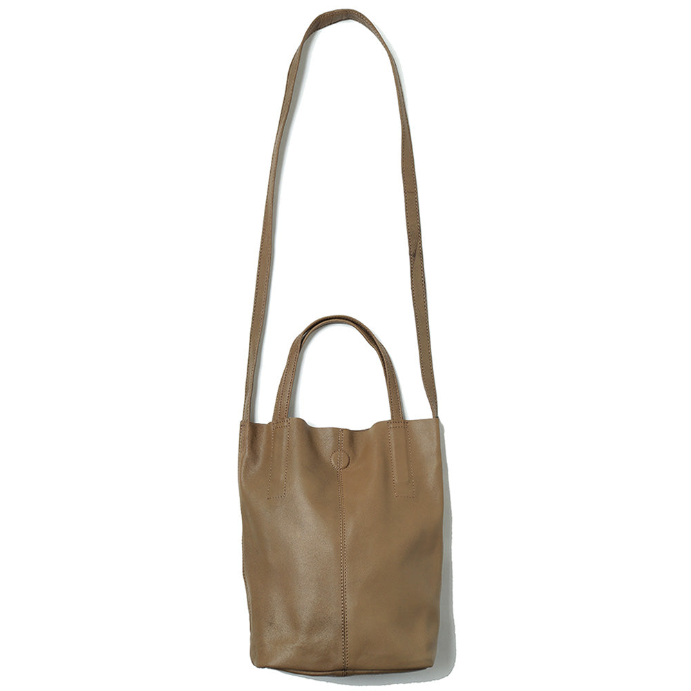 2WAY SMALL TOTE (L) (CAMEL)