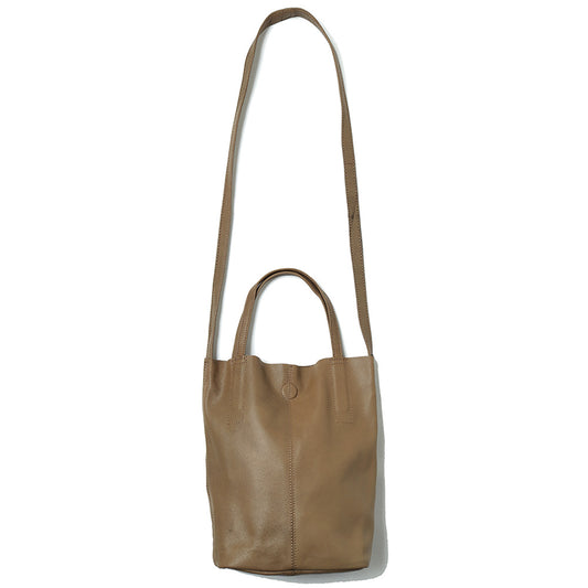  2WAY SMALL TOTE (L) (CAMEL)  