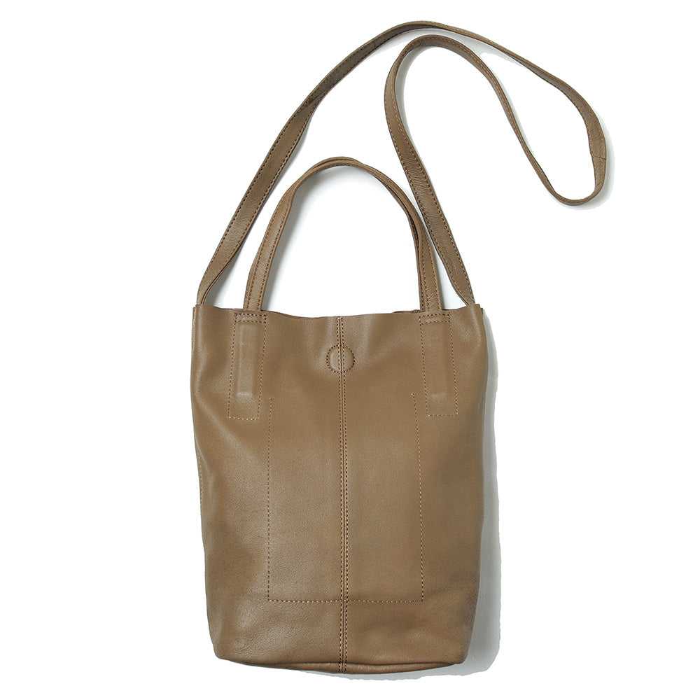 2WAY SMALL TOTE (L) (CAMEL)
