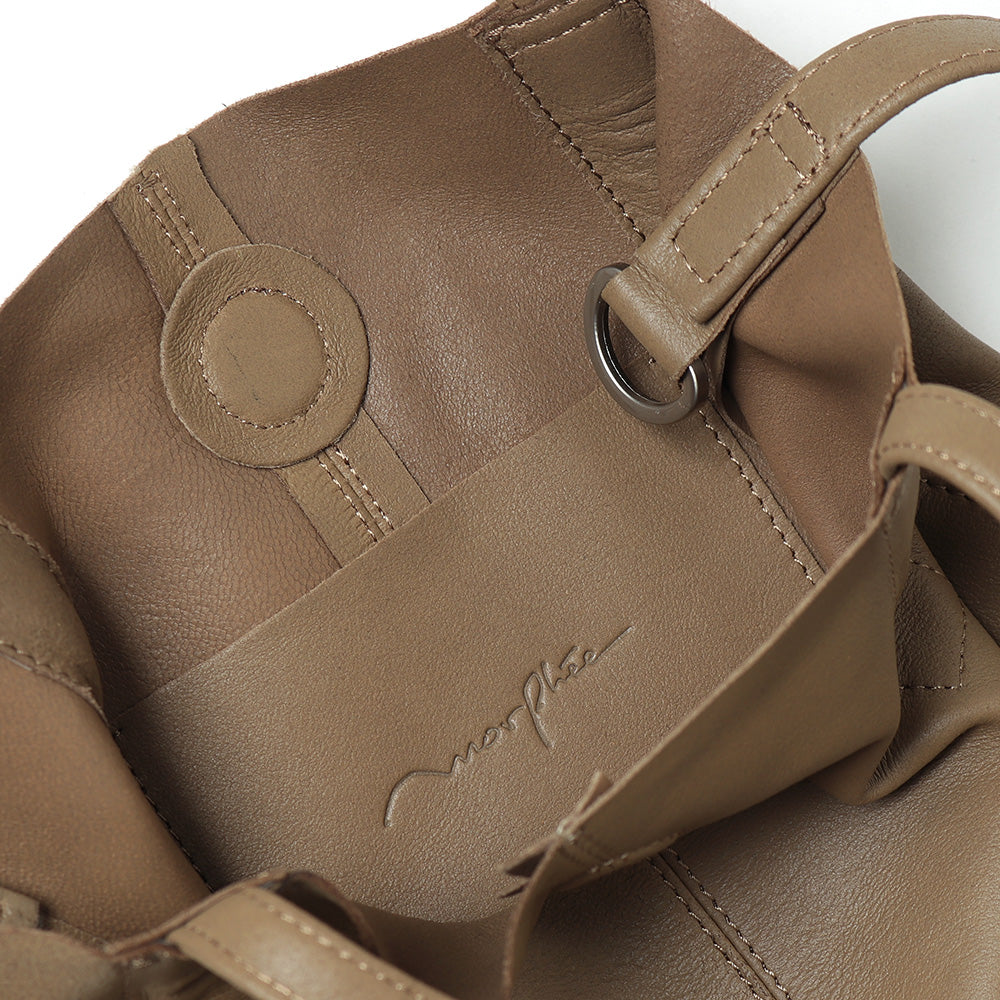 2WAY SMALL TOTE (L) (CAMEL)